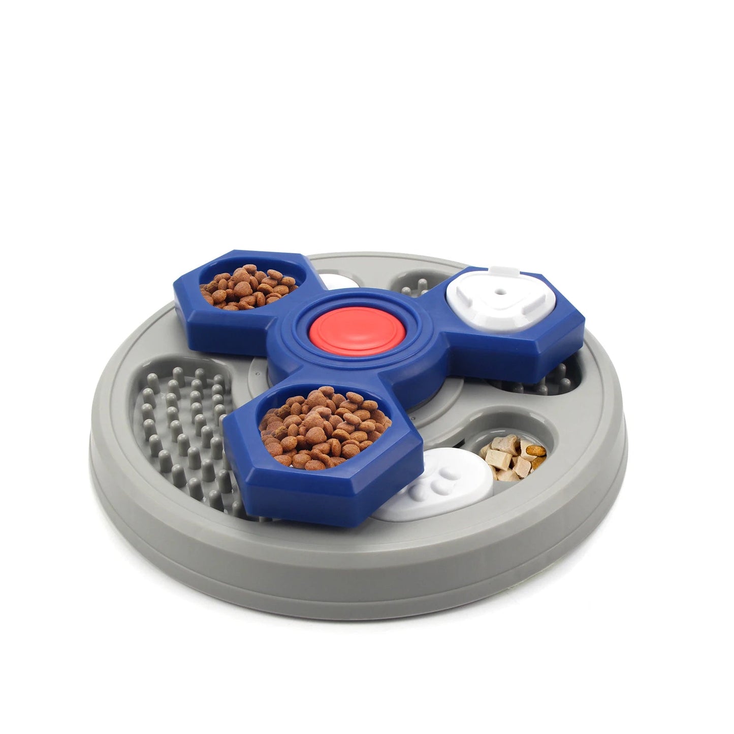 2-Layers Dog Puzzle Toys Slow Feeder Food Dispenser Interactive Increase Puppy IQ Anti-Choking Tableware Dog Licking Plates - Needora