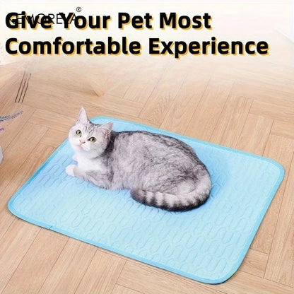 2025 Upgraded Ice-Cool Summer Pet Cooling Mat and Bed Sweat-Absorbent Fabric Available in 4 Sizes for Small Medium and Large Pet - Needora