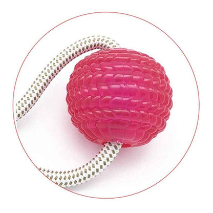 Interactive fun Pet toy with suction cup dog push toy with TPR ball Pet Tooth Cleaning,Chewing,Playing, IQ Treat Ball Puppy Toys
