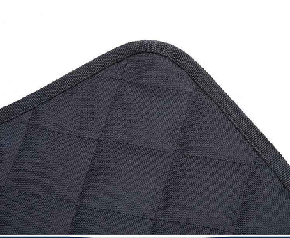 Dog Car Seat Cover Mesh Hammock Pet Carrier Back Seat Protector with Zipper Pocket