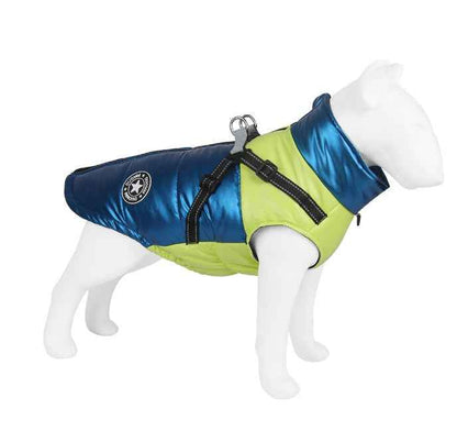 Winter Pet Puffer Jacket – Adjustable Warm Dog Coat (S–7XL)