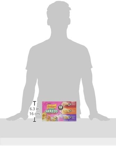 Purina Friskies Shreds Wet Cat Food in Gravy Variety Pack, 24 Cans