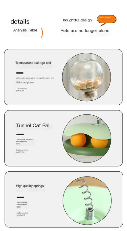 Cat Toy Leaky Ball (Single Piece)