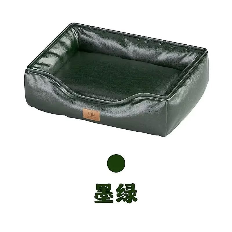 Pet sofa, non-sticky, dirt-resistant, easy to clean, semi-enclosed cat bed, sleeping pad, large dog