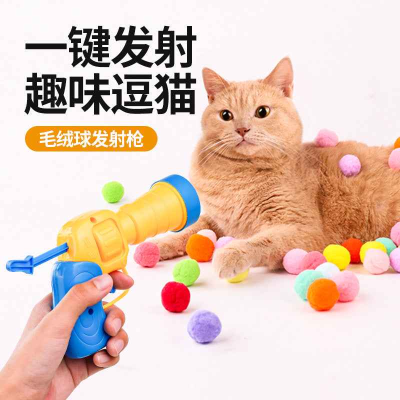 Interactive Cat Ball Shooter – Automatic Play & Boredom Relief Toy