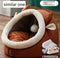 Cartoon Cow Cat Nest Brown-A
