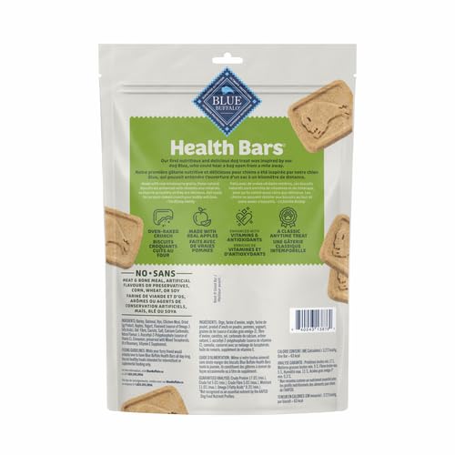 Blue Buffalo Health Bars Apple & Yogurt Dog Biscuits, 3.5 lb