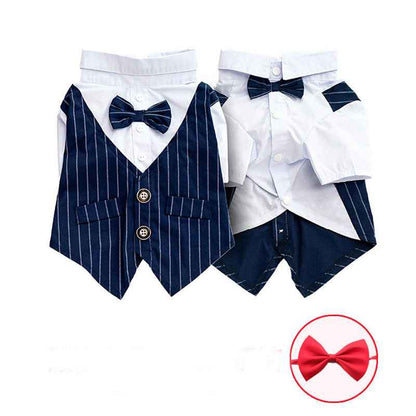 Simple Fashionable Pet Dog Shirt Suit