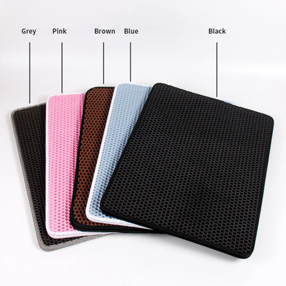 Double Layer EVA Pet Cat Litter Pad Sand Basin Filter Sand Pad Pet Supplies Cat Mat
