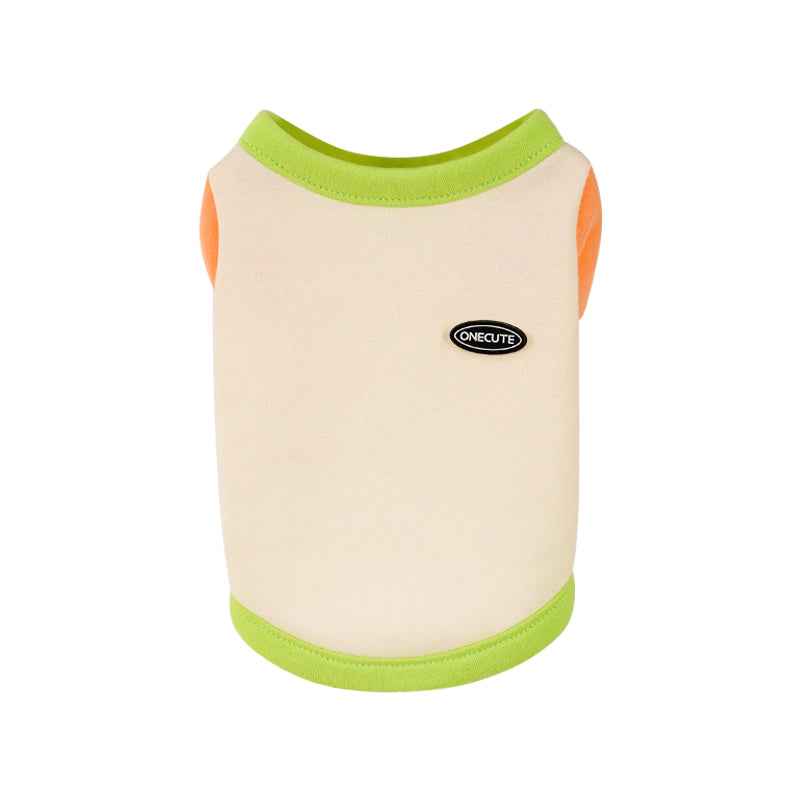 Puppy Dog Color Clash Home Wear Bottom Shirt