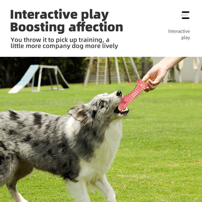 Natural Rubber Dog Teething Stick Bite Resistant Pet Trainer Pet Educational Toys Teething Stick