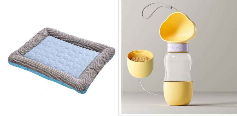 Pet Cooling Pad Ice‑Silk Dog Cat Bed Soft Breathable Summer Cool Mat Blanket