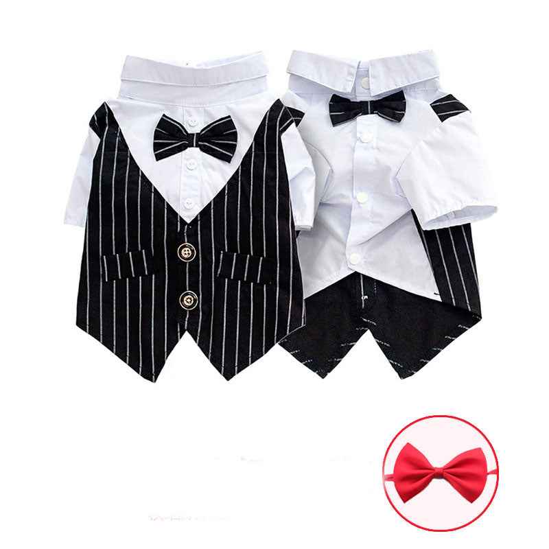 Simple Fashionable Pet Dog Shirt Suit