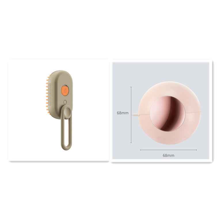 3‑in‑1 Cat Steam Brush Electric Pet Grooming Comb Hair Removal Massage Tool