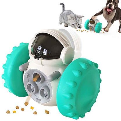 Cat Dog Slow‑Food Balance Car Toy Interactive Smart Feeding Fun Pet Trainer