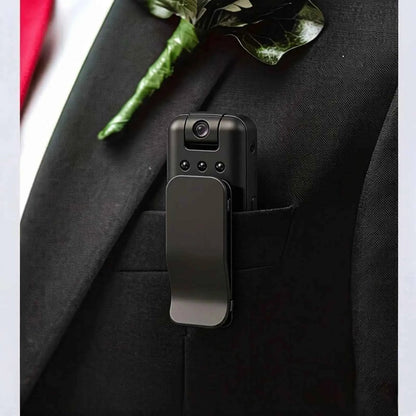 4K Thumb-sized Action Cam, Hands-free Wearable Cam with Audio & Video Recording for Work, Travel, Pet Walking, Vlog - Needora