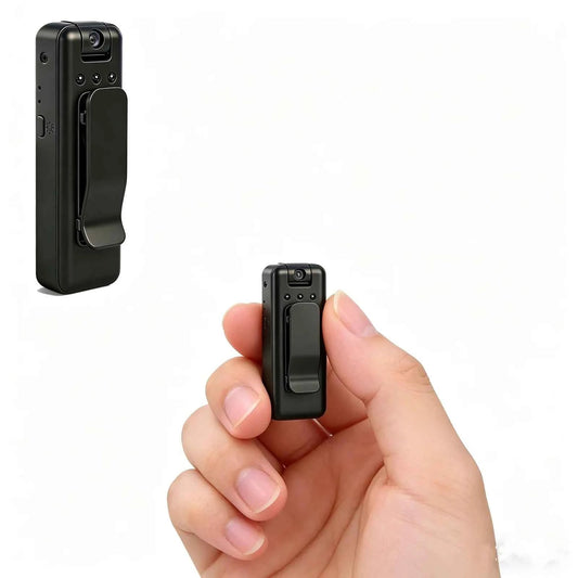 4K Thumb-sized Action Cam, Hands-free Wearable Cam with Audio & Video Recording for Work, Travel, Pet Walking, Vlog - Needora