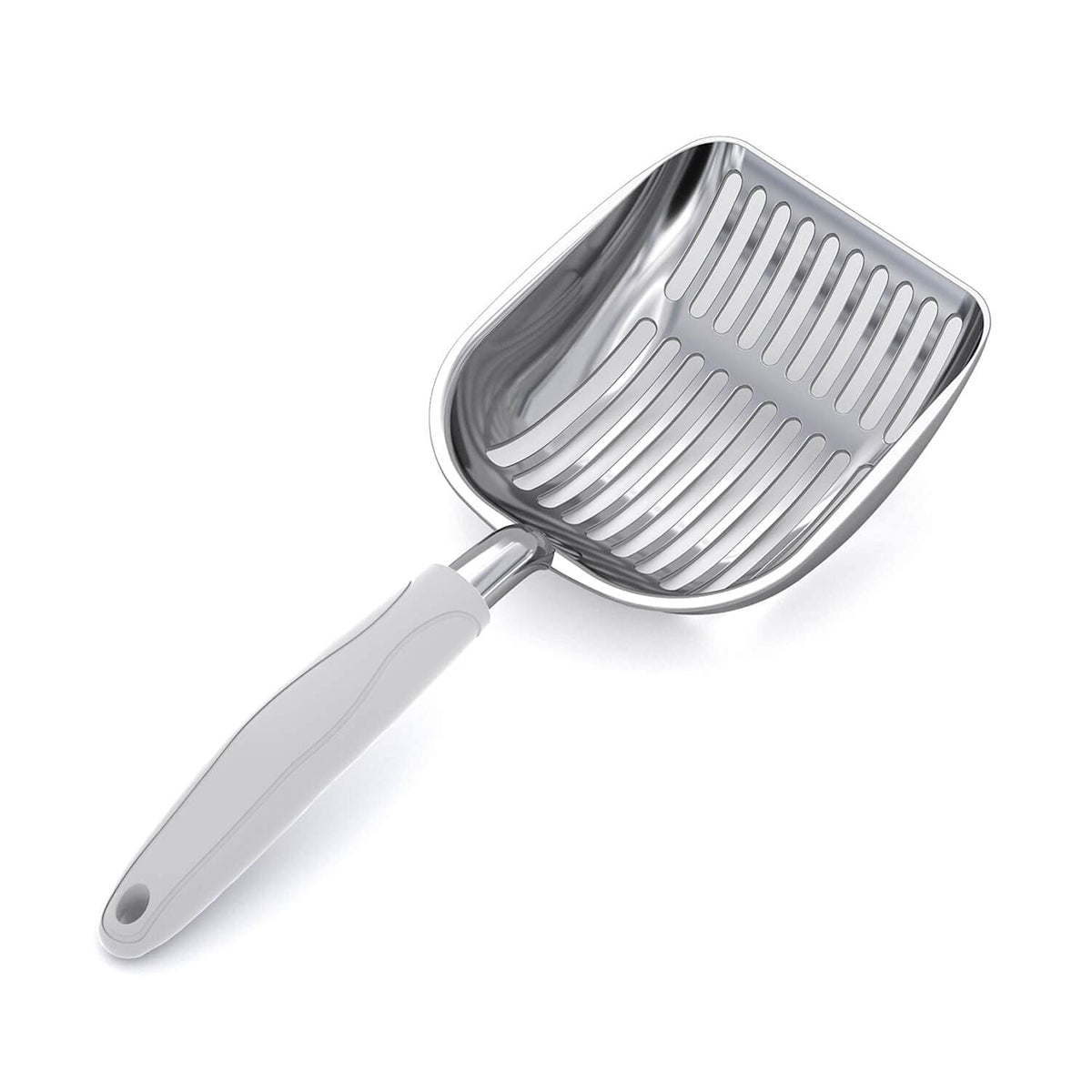WePet Metal Cat Litter Scoop with Deep Sifter and Long Handle