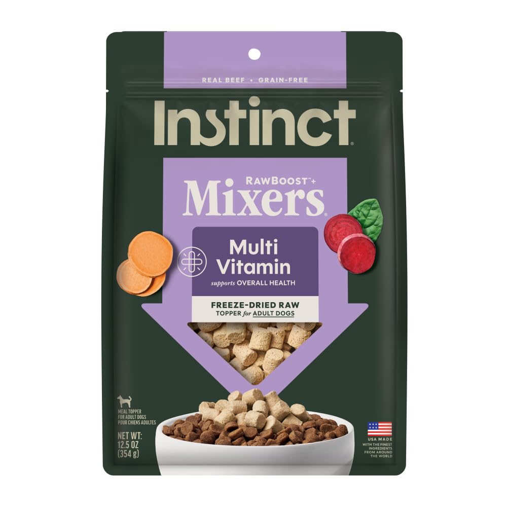 Instinct Freeze-Dried Beef Mixers Dog Food Topper, 6 oz