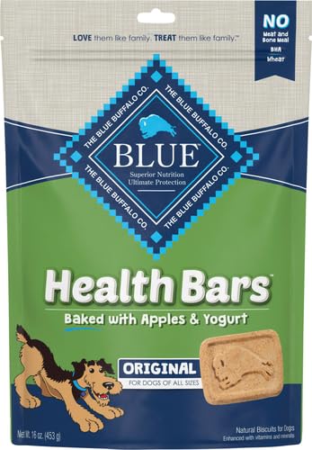 Blue Buffalo Health Bars Apple & Yogurt Dog Biscuits, 3.5 lb