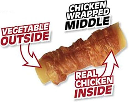 SmartBones chicken wrapped sticks rawhide-free dog treats 8 count