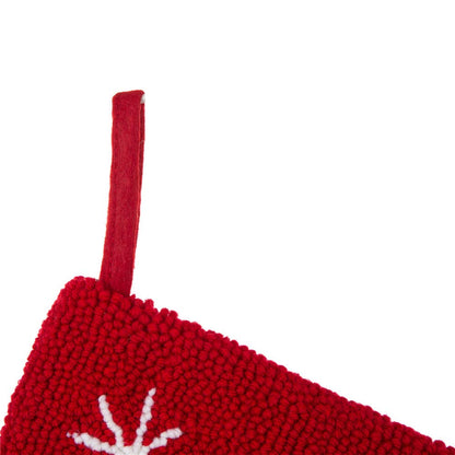 Glitzhome LED Christmas Stockings – 21" Embroidered Linen Stockings, 2-Pack