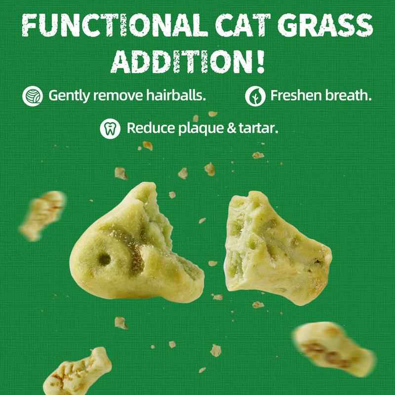 Feline Grass Treats – Organic Mint & Barley, Catnip Flavor