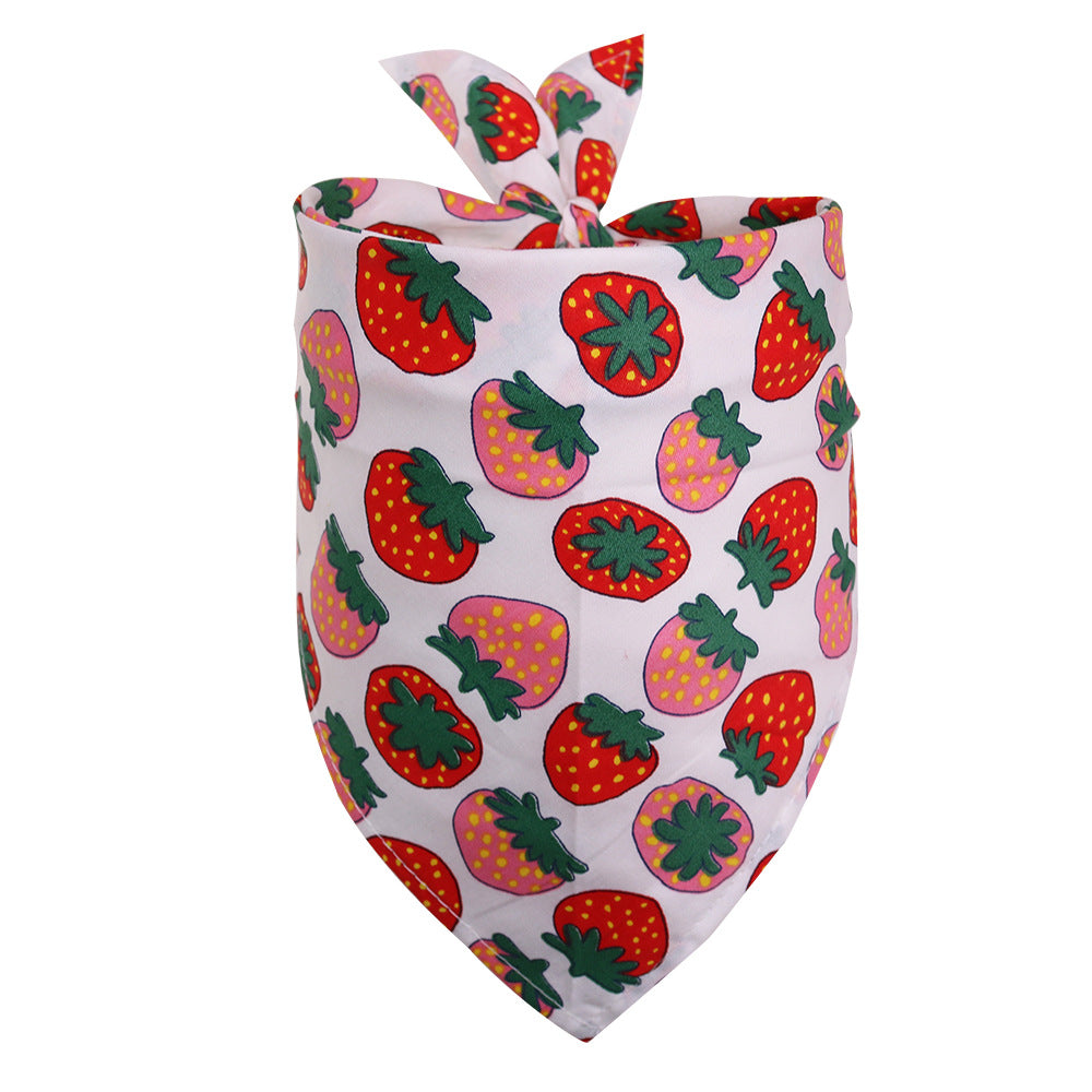 Cotton Triangle Scarf for Dogs (Pet Accessory)
