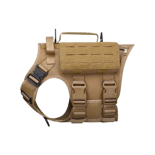 Outdoor tactical laser dog clothing suit multifunctional cobra nylon waterproof dog training suit dog combat vest