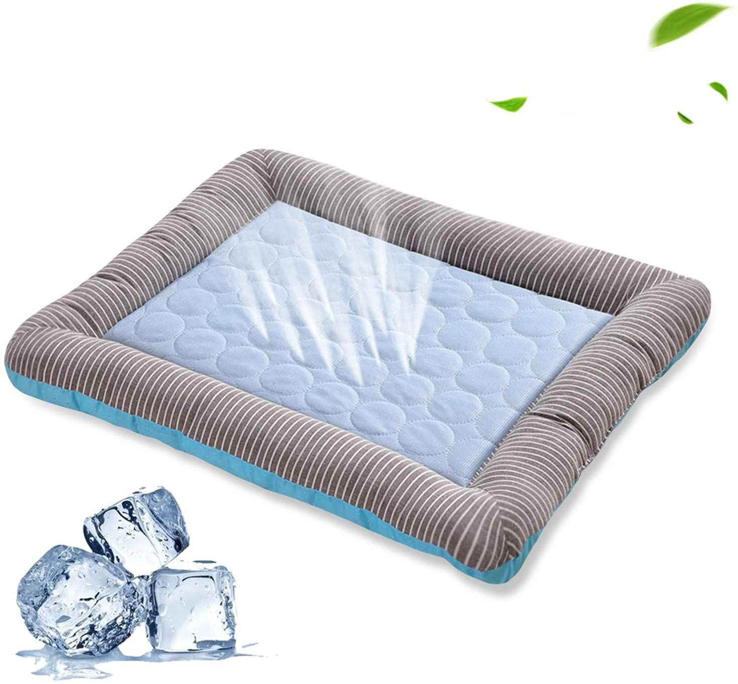 Pet Cooling Pad Ice‑Silk Dog Cat Bed Soft Breathable Summer Cool Mat Blanket