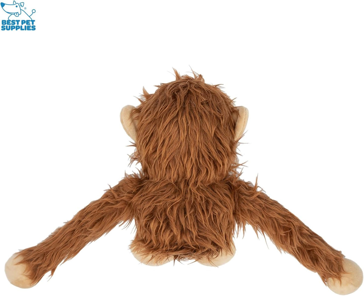 Best Pet Supplies Crinkle Duck Dog Toy – Blue, No Stuffing