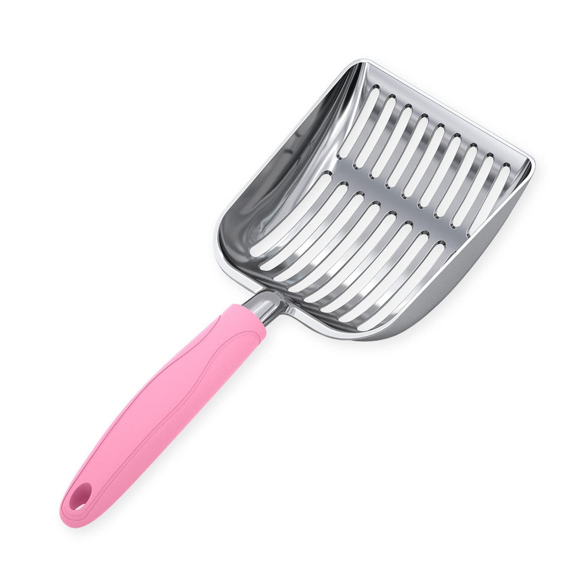 WePet Metal Cat Litter Scoop with Deep Sifter and Long Handle