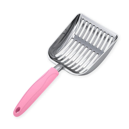 WePet Metal Cat Litter Scoop with Deep Sifter and Long Handle