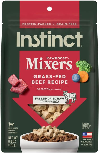 Instinct Freeze-Dried Beef Mixers Dog Food Topper, 6 oz