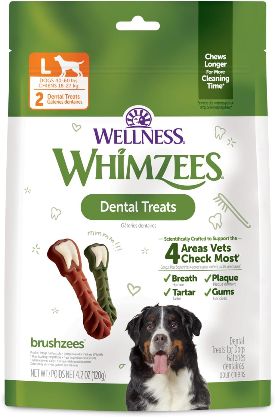 Whimzees natural dental treats for dogs
