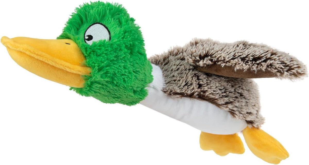 Best Pet Supplies Crinkle Duck Dog Toy – Blue, No Stuffing