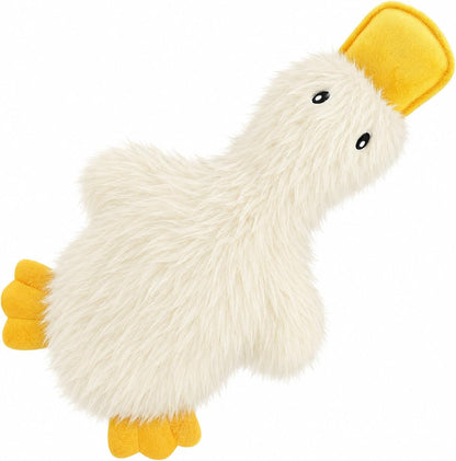 Best Pet Supplies Crinkle Duck Dog Toy – Blue, No Stuffing