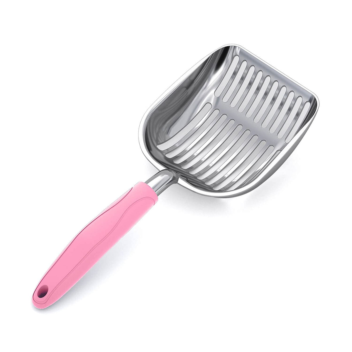 WePet Metal Cat Litter Scoop with Deep Sifter and Long Handle