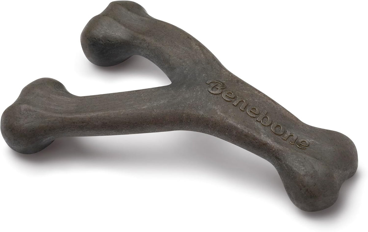 Benebone Wishbone chew toy for power chewers, made in the USA