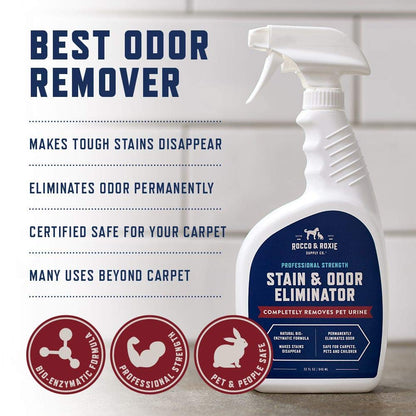Rocco and Roxie stain and odor eliminator for carpets