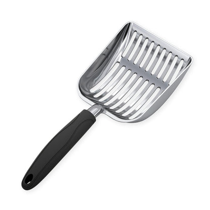 WePet Metal Cat Litter Scoop with Deep Sifter and Long Handle