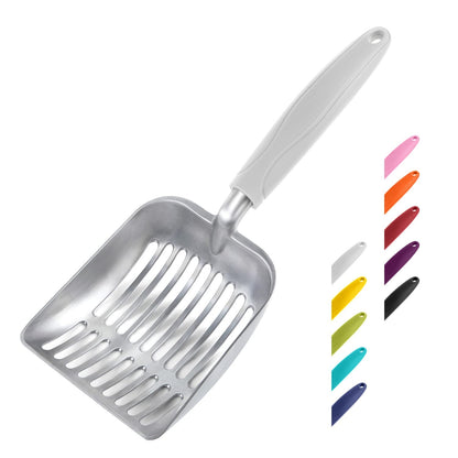 WePet Metal Cat Litter Scoop with Deep Sifter and Long Handle