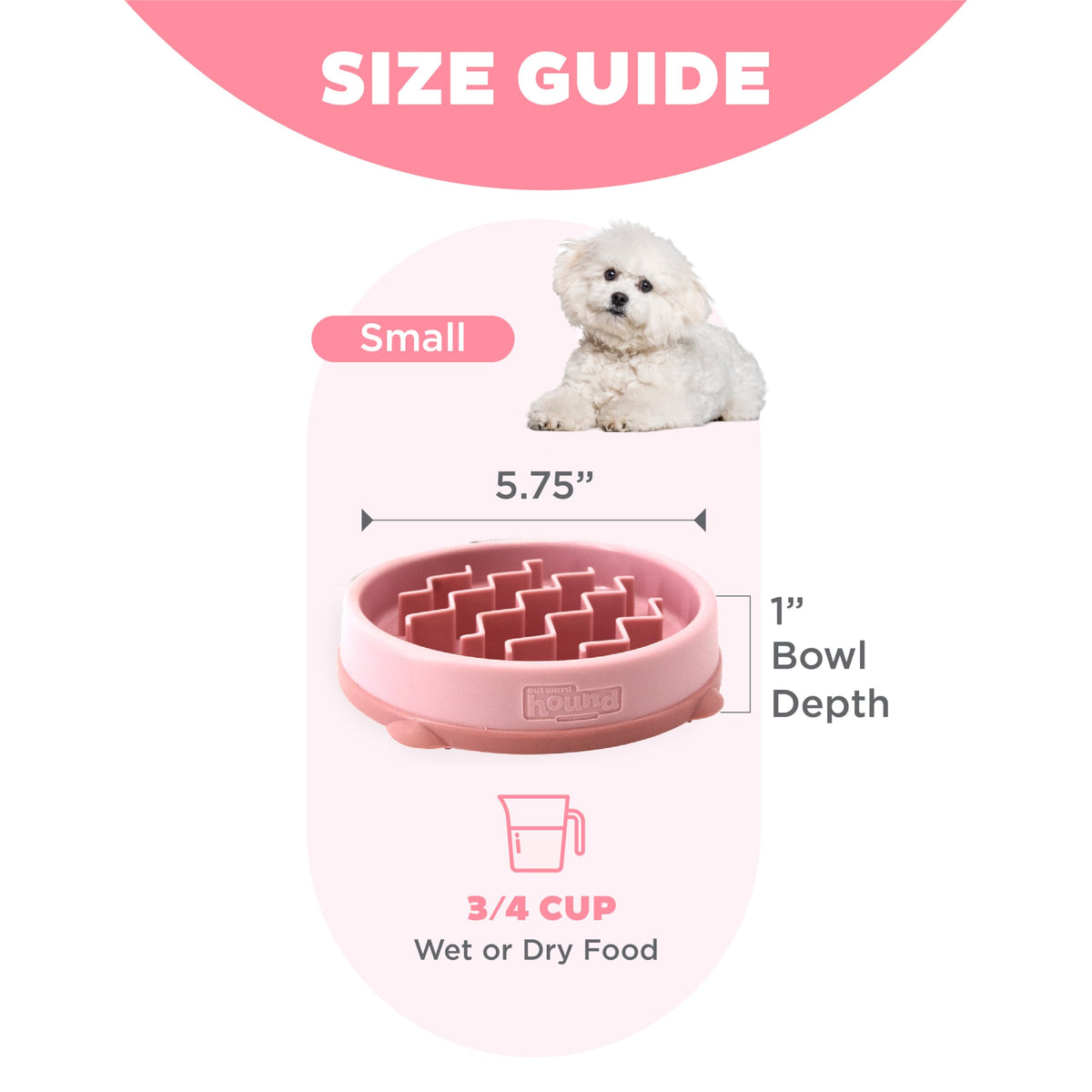 Slow Feeder Dog Bowl Blue – feature highlight view