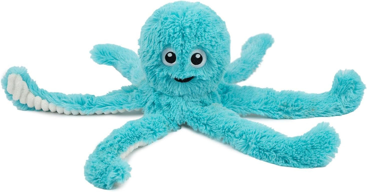 Best Pet Supplies Crinkle Duck Dog Toy – Blue, No Stuffing