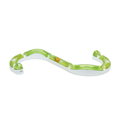 Cat batting the ball in a Catit Senses 2.0 circuit track