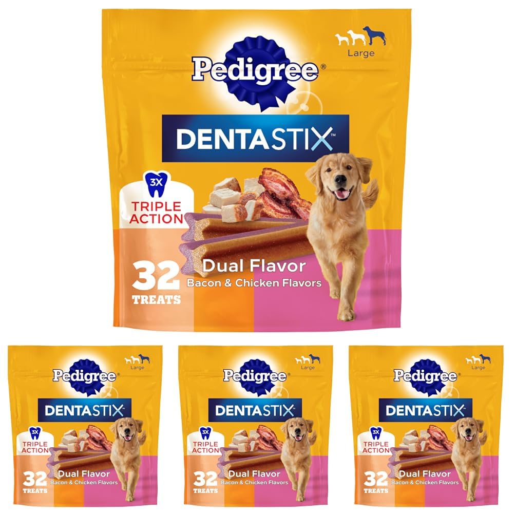 Pedigree Dentastix Large Dog Treats – front angle view