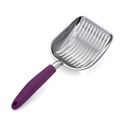 WePet Metal Cat Litter Scoop with Deep Sifter and Long Handle