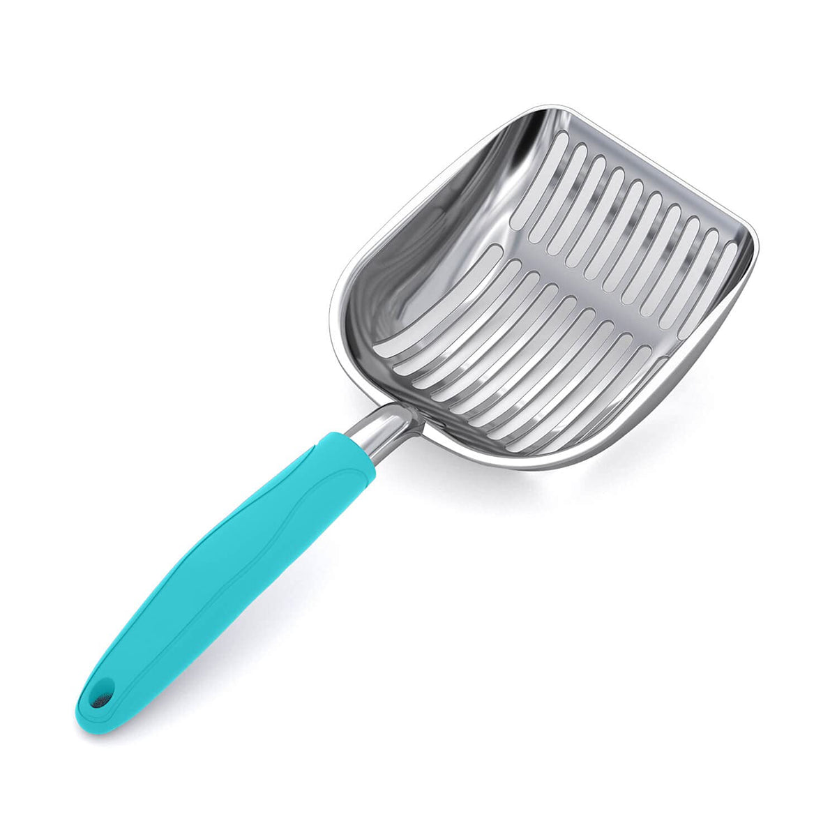 WePet Metal Cat Litter Scoop with Deep Sifter and Long Handle