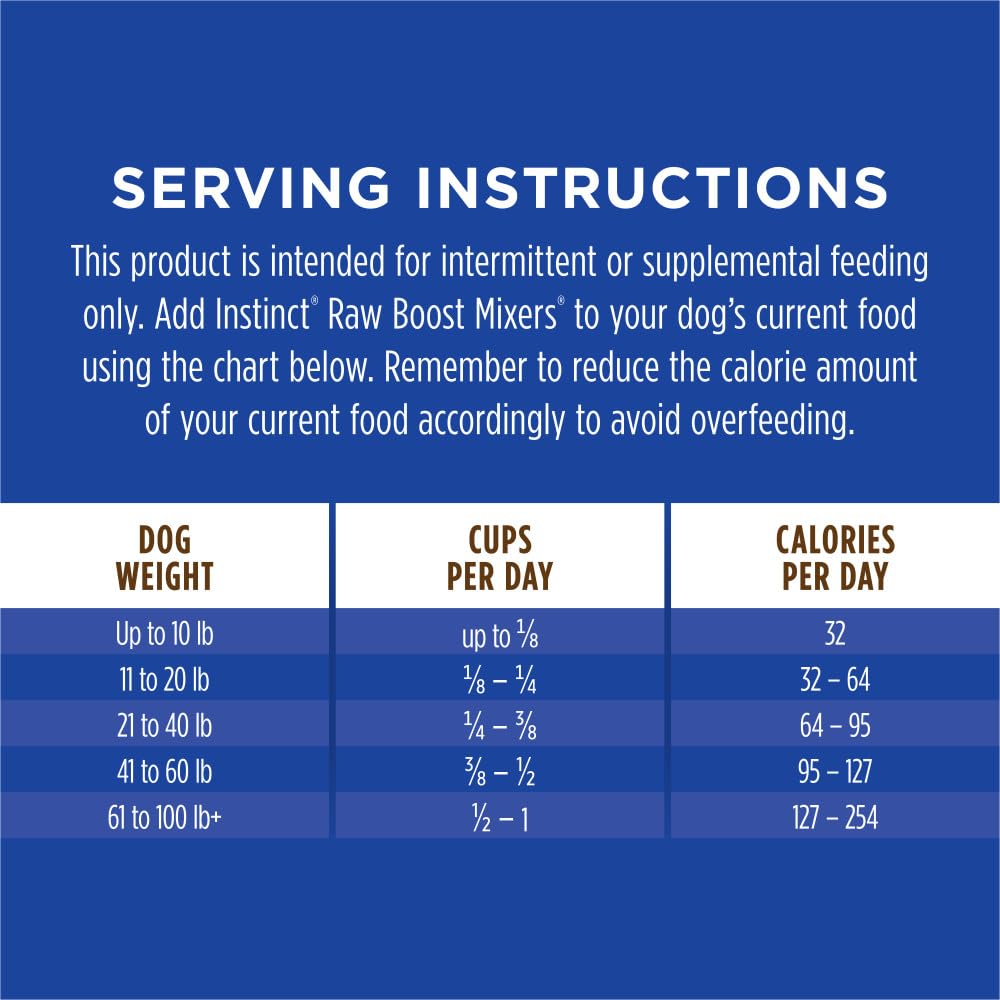 Instinct Freeze-Dried Beef Mixers Dog Food Topper, 6 oz