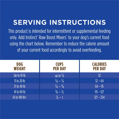 Instinct Freeze-Dried Beef Mixers Dog Food Topper, 6 oz